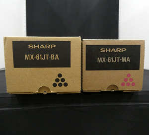SHARP シャープ　純正 トナー　MX-61JT-BA/MA　大容量　2色セット　新品未開封品