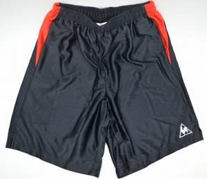 ★【le coq sportif ルコックスポルティフ】ポケット無し 薄手ジャージ系生地 ショート・ハーフパンツQST390155 BRD Mサイズ