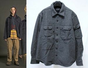 19AW Engineered Garments エンジニアードガーメンツ Field Shirt Jacket Blend Diagonal フィールド シャツ ジャケット S