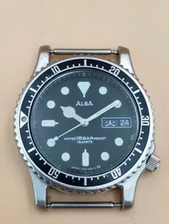 Alba Diving Day Date 動作未確認 メンズ時計 W097