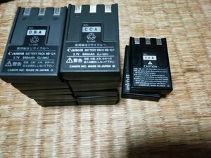 canon キャノン NB-1LH 12点 NB-1L 2点　バッテリー　まとめ　コンパクトデジタルカメラ用