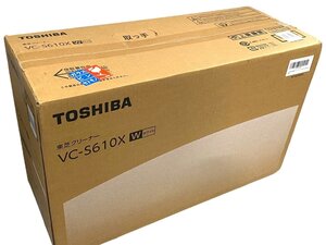 新品 未使用 TOSHIBA 東芝 フィルターレス サイクロンクリーナー 掃除機 VC-S610X ホワイト 軽量 ECOモード 家電製品 本体 自走式 コード