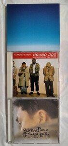 小田和正「sometime somewhere」、ＨＯＵＮＤ ＤＯＧ「PARADISE LUNCH」、remioromen「HORIZON」中古ＣＤアルバム３枚