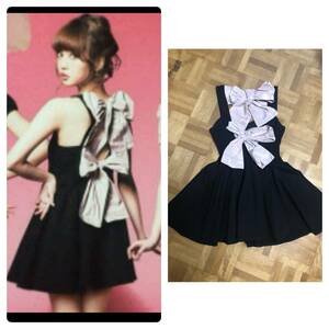 Honey mi HoneyBack ハニーミーハニー ribbon punch one-piece