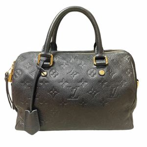 【美品】LOUIS VUITTON ルイヴィトン アンプラント　スピーディ25 バンドリエール レザー 2wayバッグ　ハンドバッグ　ショルダーバッグ 1円