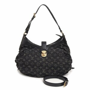 （未使用保管品）ルイ ヴィトン LOUIS VUITTON XS ショルダーバッグ 斜め掛け モノグラムデニム レザー ノワール ブラック 黒 M95608