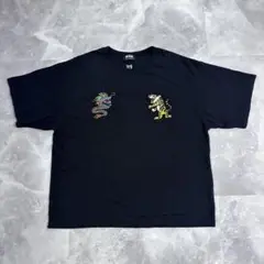 RNA ビッグサイズ Tシャツ ブラック 刺繍 龍 虎 ドラゴン タイガー