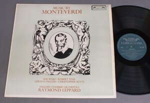 ●英LP レイモンド・レパード/MUSIC BY MONTEVERDI 1567-1643●