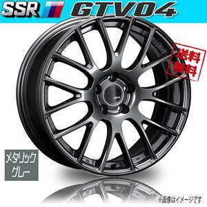 ホイール新品 1本のみ SSR GTV04 19インチ 5H114.3 8.5J+38 業販4本購入で送料無料