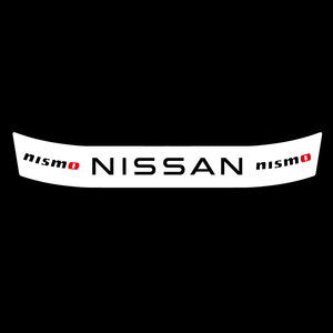 NISSAN NISMO バイザーステッカー アライ4輪用ヘルメット GP-6 GP-6S GP-5 GP-5S SK-6 SK-5 日産 ニスモ