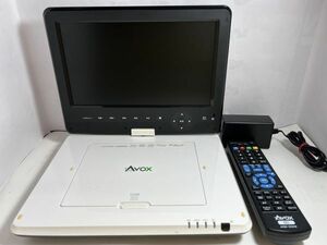 セントレードM.E. AVOX 10インチ ポータブル ブルーレイディスクプレーヤー APBD-1012HW　動作品　状態良　長時間再生　リモコン付き