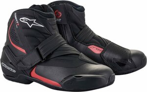 US 14 / EU 50 - ブラック/レッド - ALPINESTARS アルパインスターズ SMX-1R V2 ブーツ