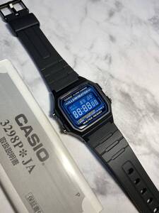 新品 カスタム【送料無料】CASIO F105W-1A EL発光モデル ブルー反転液晶 チープカシオ カスタム タイメックス Gショック 好きにもオススメ