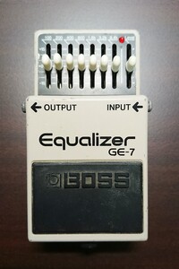 中古・動作品 BOSS GE-7 Equalizer イコライザー MADE IN TAIWAN ギターエフェクター