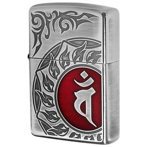 Zippo ジッポライター 梵字 bonji バン 銀メッキいぶし 80039 メール便可