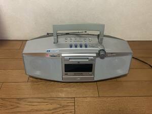 リモコン付き　cdもおまけで。Personal MD System MDコンポ Panasonic パナソニック RX-MDX5-S シルバー CD ラジオ オーディオ 家電