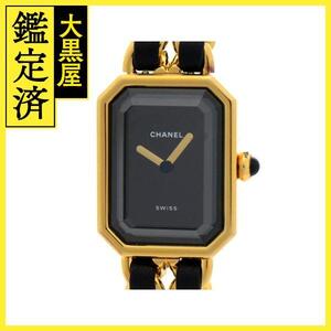 CHANEL　シャネル　プルミエールM　H0001　GP/レザー　女性用クオーツ時計【473】