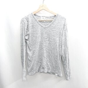 ◇ ⊂Φ UNITED ARROWS ユナイテッドアローズ 綿 長袖 Tシャツ サイズS グレー系 レディース E