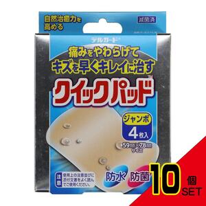 デルガードクイックパッドジャンボ4枚 × 10点