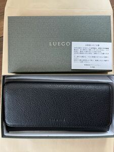 【新品】LUEGO(ルエゴ)　本革　新喜皮革社製　長財布小銭入れ有　日本製財布　レザー 