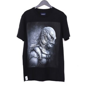 ディセンダント DESCENDANT CREATURE FROM THE BLACK LAGOON プリント 半袖 Tシャツ サイズ1 ブラック カットソー