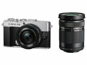 新品 OLYMPUS PEN E-P7 EZダブルズームキット [シルバー] オリンパス