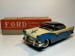 当時物 ブリキ lRCO FORD フォード Fairlane Crown Victoria ミニカー トミカ 大盛屋 ビンテージ 箱付 Japan Tinplate TOYS 