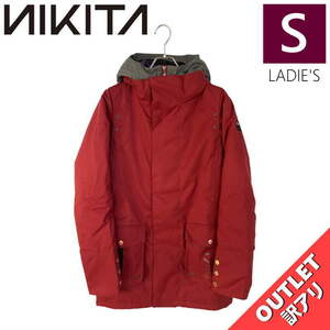 【OUTLET】 NIKITA AUDIO PARKA JKT MERLOT Sサイズ レディース スノーボード スキー ジャケット JACKET アウトレット