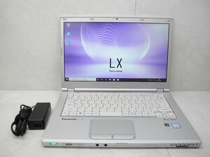 ☆1円スタート☆第6世代☆CF-LX5PDPVS☆高解像度1920×1080.累積8530☆Core i5 2.40GHz/8GB/SSD256GB/無線/カメラ/Office/Win10 DtoD領域☆