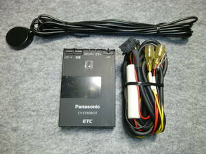 Panasonic　CY-ET909KDZ　アンテナ分離型　ETC　電源コード、アンテナ付　動確済　中古