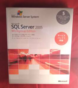 希少●新品/正規●Microsoft SQL Server 2005 Workgroup Edition●新規インスト