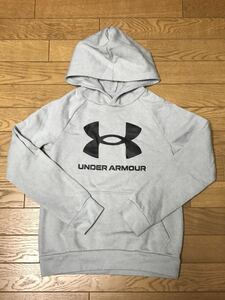 UNDER ARMOUR KID’S HOODIE size-YMD(着丈55身幅43) 中古(美品) 送料無料 NCNR