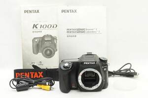 【適格請求書発行】美品 PENTAX ペンタックス K100D ボディ デジタル一眼レフカメラ【アルプスカメラ】240902b