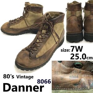 80s初期/Vintage★ダナー/Danner Light★8066/GORE-TEX/マウンテン/トレッキングブーツ【7W/25.0/茶】RARE/Leather/boots/Shoes◆pWB115-7