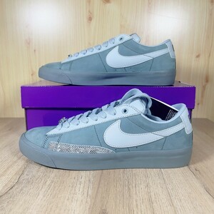 未使用品FPAR NIKE SB ZOOM BLAZER LOW QS グレー　フォーティーパーセントアゲインストライツ スニーカー　26cm メンズ　Men