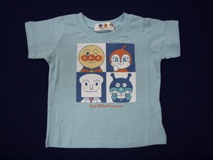 新品　TA3131-80　アンパンマン半袖Ｔシャツ　サックス　レターパック発送（代引き不可）