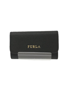 FURLA◆6連/キーケース/レザー/BLK/961087