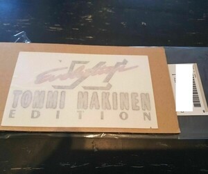 ミツビシ 純正 ランエボ CP9A トミマキ ステッカー LANCER Evo Tommi Makinen Rear Decal Sticker Mitsubishi 三菱 Genuine JDM OEM 未使用