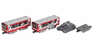 Bトレインショーティー 鹿島臨海鉄道6000形・ガールズ&パンツァー・ラッピング車 (気動車2両+IV号戦車)(中古 未使用品)　(shin