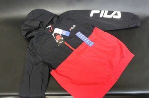 FILA フィラ ジュニア ウィンドブレーカー フルジップジャケット サイズL 10/12★送料510円