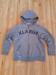 XLARGE ジップアップパーカー Sサイズ パーカー ロゴパーカー