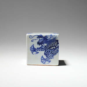 印章 青花 瓷器 染附 骨董 美術品 古美術 時代品 時代物 中國工藝 中國美術 