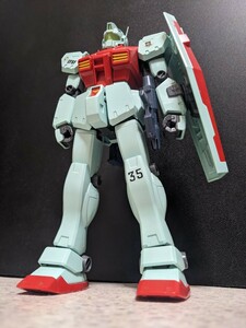 MGジム改スタンダードカラー　ガンプラ　バンダイ　BANDAI　説明書有　付属品有　機動戦士ガンダム　原作再現部分塗装　墨入　箱無　完成品