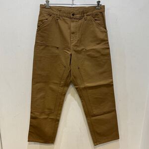 carhartt カーハート 23aw Palace skateboards パレス コラボ wip double knee pant ダブルニー ワーク パンツ ブラウン 34インチ 696737