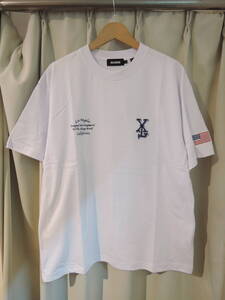 X-LARGE エクストララージ XLARGE LA VARSITY S/S TEE Lサイズ ホワイト 2024 最新人気品 送料\230~　