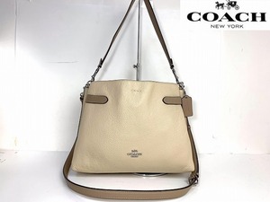 良品★送料無料★ コーチ COACH レザー ハンナ 2Way ショルダー バッグ トートバッグ