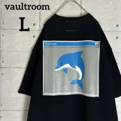 vaultroom DOLPHIN TEE / BLK L イルカ Tシャツ