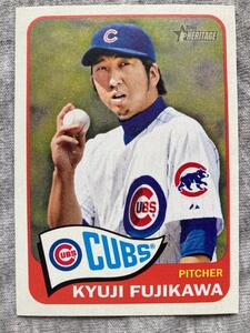 14ToppsHeritage#348 Kyuji Fujikawa（藤川球児）