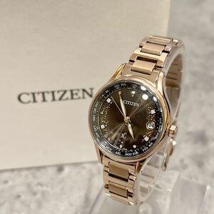 極美品 Citizen XC YOAKE EC1166-74E 夜明け 腕時計 シチズン クロスシー