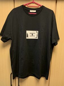 正規 21SS Givenchy ジバンシィ Studio Homme スタジオ オム ロゴ パッチ クルーネック Tシャツ カットソー 黒 M BM70UQ3002